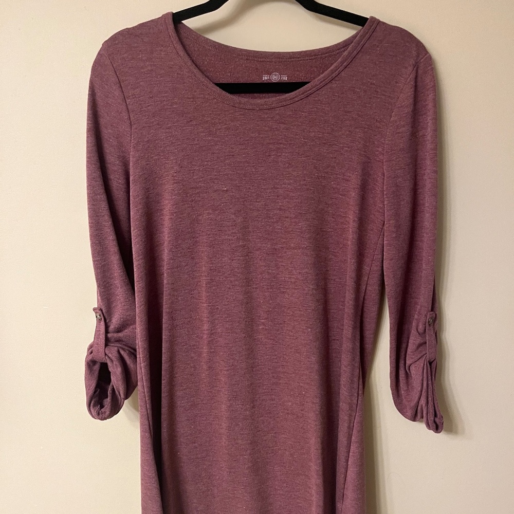 Mauve sweater dress XS